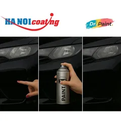 Bình sơn Xịt Xóa Vết Xước Xe Ô tô MAZDA CX-5 Màu ĐEN ÁNH KIM Code 41W - JET BLACK chính hãng DR.PAINT