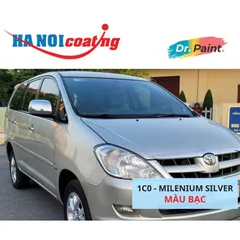 Bình sơn Xịt Xóa Vết Xước Xe Ô tô TOYOTA INNOVA Màu BẠC ÁNH VÀNG Code 1C0 - MILENIUM SILVER chính hãng DR.PAINT