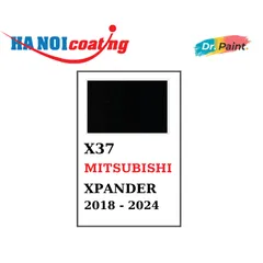 Bình sơn Xịt Xóa Vết Xước Xe Ô tô MITSUBISHI XPANDER Màu ĐEN ÁNH KIM code X37 - BLACK PEARL chính hãng DR.PAINT