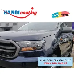 Bình sơn Xịt Xóa Vết Xước Xe Ô tô FORD RANGER Màu Xanh Đen Pha Lê Code 42M - DEEP CRYSTAL BLUE chính hãng DR.PAINT