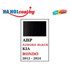 Bình sơn Xịt Xóa Vết Xước Xe Ô tô KIA RONDO Màu ĐEN ÁNH KIM code ABP - AURORA BLACK chính hãng DR.PAINT