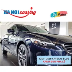 Bình sơn Xịt Xóa Vết Xước Xe Ô tô MAZDA 6 Màu Xanh Đen Pha Lê Code 42M - DEEP CRYSTAL BLUE chính hãng DR.PAINT