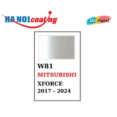 Bình Xịt Xóa Vết Xước Xe MITSUBISHI XFORCE Màu TRẮNG NGỌC TRAI code W81 - WHITE PEARL chính hãng DR.PAINT