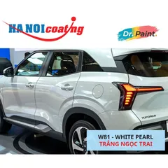 Bình Xịt Xóa Vết Xước Xe MITSUBISHI XFORCE Màu TRẮNG NGỌC TRAI code W81 - WHITE PEARL chính hãng DR.PAINT
