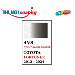Bình sơn Xịt Xóa Vết Xước Xe Ô tô TOYOTA FORTUNER Màu ĐỒNG ÁNH KIM  code 4V8 - AVANT GARDE BRONZE chính hãng DR.PAINT