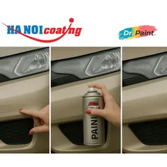 Bình sơn Xịt Xóa Vết Xước Xe Ô tô TOYOTA FORTUNER Màu ĐỒNG ÁNH KIM  code 4V8 - AVANT GARDE BRONZE chính hãng DR.PAINT