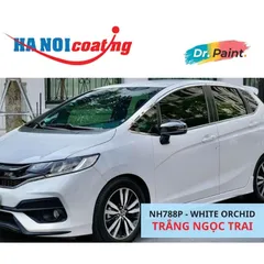 Bình Xịt Sơn Xóa Vết Xước Xe HONDA JAZZ Màu TRẮNG NGỌC TRAI code NH788P - WHITE ORCHID chính hãng DR.PAINT