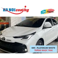 Bình Xịt Xóa Vết Xước Xe TOYOTA VIOS Màu TRẮNG NGỌC TRAI code 089 - PLATINIUM WHITE chính hãng DR.PAINT