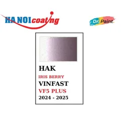 Bình sơn Xịt Xóa Vết Xước cho xe Ô tô VINFAST VF5 PLUS màu HỒNG TÍM mã màu HAK - IRIS BERRY chính hãng DR.PAINT