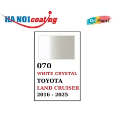 Bình Xịt Xóa Vết Xước Xe TOYOTA LAND CRUISER Màu TRẮNG NGỌC TRAI Code 070 - WHITE CRYSTAL chính hãng DR.PAINT