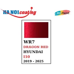 Bình sơn Xịt Xóa Vết Xước Xe Ô tô HYUNDAI GRAND I10 Màu ĐỎ ÁNH KIM code WR7 - DRAGON RED chính hãng DR.PAINT