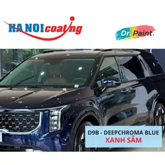 Sơn Xịt Xóa Vết Xước cho xe KIA CARNIVAL Màu XANH SẪM code D9B - DEEPCHROMA BLUE chính hãng DR.PAINT