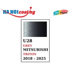 Sơn Xịt Xóa Vết Xước cho xe MITSUBISHI TRITON Màu XÁM ĐẬM Code U28 - GREY chính hãng DR.PAINT