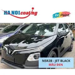 Bình sơn Xịt Xóa Vết Xước cho xe Ô tô VINFAST HERIO GREEN màu Đen Bóng mã màu N5R2B - JET BLACK chính hãng DR.PAINT