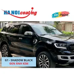 Bình sơn Xịt Xóa Vết Xước Xe Ô tô FORD EVEREST Màu ĐEN ÁNH KIM Code G1 - SHADOW BLACK chính hãng DR.PAINT
