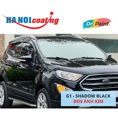 Bình sơn Xịt Xóa Vết Xước Xe Ô tô FORD ECOSPORT Màu ĐEN ÁNH KIM Code G1 - SHADOW BLACK chính hãng DR.PAINT
