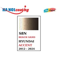 Bình Sơn Xịt Xóa Vết Xước Xe Ô tô HYUNDAI ACCENT Màu NÂU VÀNG CÁT code S8N - BEACH SAND chính hãng DR.PAINT