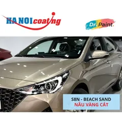 Bình Sơn Xịt Xóa Vết Xước Xe Ô tô HYUNDAI ACCENT Màu NÂU VÀNG CÁT code S8N - BEACH SAND chính hãng DR.PAINT
