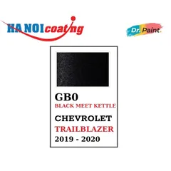 Bình sơn Xịt Xóa Vết Xước Xe Ô tô CHEVROLET TRAILBLAZER Màu ĐEN ÁNH KIM Code GB0 - BLACK MEET KETTLE chính hãng DR.PAINT