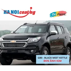 Bình sơn Xịt Xóa Vết Xước Xe Ô tô CHEVROLET TRAILBLAZER Màu ĐEN ÁNH KIM Code GB0 - BLACK MEET KETTLE chính hãng DR.PAINT