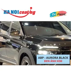 Bình sơn Xịt Xóa Vết Xước Xe Ô tô CARENS Màu ĐEN ÁNH KIM code ABP - AURORA BLACK chính hãng DR.PAINT
