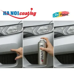 Sơn Xịt Xóa Vết Xước cho xe HYUNDAI ACCENT màu BẠC SÁNG code 4SS - OLYMPUS SILVER chính hãng DR.PAINT