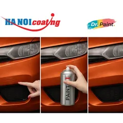 Bình sơn Xịt Xóa Vết Xước Xe Ô tô SUZUKI XL7 Màu CAM ÁNH KIM Code ZZY - RISING ORANGE chính hãng DR.PAINT