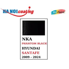 Bình sơn Xịt Xóa Vết Xước Xe Ô tô HYUNDAI SANTAFE Màu ĐEN ÁNH KIM Code NKA - PHANTOM BLACK chính hãng DR.PAINT
