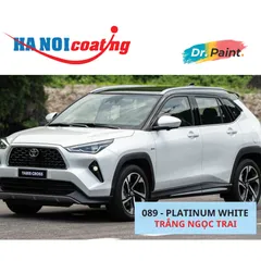 Bình Xịt Xóa Vết Xước Xe TOYOTA YARIS CROSS Màu TRẮNG NGỌC TRAI code 089 - PLATINIUM WHITE chính hãng DR.PAINT