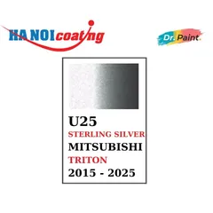 Sơn Xịt Xóa Vết Xước cho xe MITSUBISHI TRITON Màu GHI BẠC code U25 - STERLING SILVER chính hãng DR.PAINT
