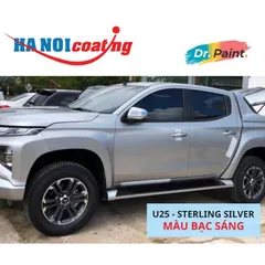 Sơn Xịt Xóa Vết Xước cho xe MITSUBISHI TRITON Màu GHI BẠC code U25 - STERLING SILVER chính hãng DR.PAINT