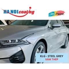 Bình sơn Xịt Xóa Vết Xước Xe Ô tô KIA K5 Màu XÁM THÉP code KLG - STEEL GREY chính hãng DR.PAINT