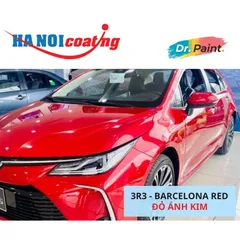 Sơn Xịt Xóa Vết Xước cho xe TOYOTA ALTIS Màu ĐỎ ÁNH KIM code 3R3 - BARCELONA RED chính hãng DR.PAINT