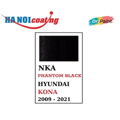 Bình sơn Xịt Xóa Vết Xước Xe Ô tô HYUNDAI KONA Màu ĐEN ÁNH KIM Code NKA - PHANTOM BLACK chính hãng DR.PAINT