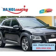 Bình sơn Xịt Xóa Vết Xước Xe Ô tô HYUNDAI KONA Màu ĐEN ÁNH KIM Code NKA - PHANTOM BLACK chính hãng DR.PAINT