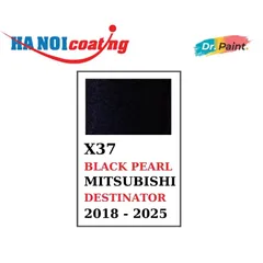 Bình sơn Xịt Xóa Vết Xước Xe Ô tô MITSUBISHI DESTINATOR Màu ĐEN ÁNH KIM code X37 - BLACK PEARL chính hãng DR.PAINT
