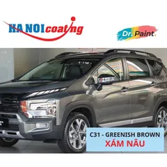 Sơn Xịt Xóa Vết Xước cho xe MITSUBISHI XPANDER Màu XÁM NÂU code C31 - GREENISH BROWN chính hãng DR.PAINT