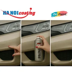 Bình sơn Xịt Xóa Vết Xước Xe Ô tô KIA RONDO Màu VÀNG CÁT Code 3V - SAND BEIGE chính hãng DR.PAINT