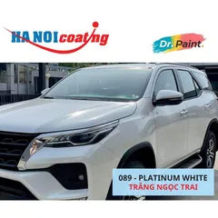 Bình Xịt Xóa Vết Xước Xe TOYOTA FORTUNER Màu TRẮNG NGỌC TRAI code 089 - PLATINIUM WHITE chính hãng DR.PAINT