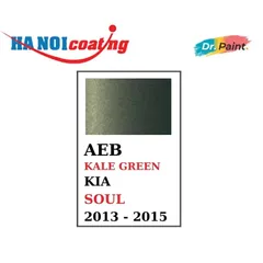 Bình sơn Xịt Xóa Vết Xước Xe Ô tô KIA SOUL Màu XANH RÊU ÁNH KIM Code AEB - KALE GREEN chính hãng DR.PAINT
