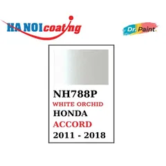 Bình Xịt Sơn Xóa Vết Xước Xe HONDA ACCORD Màu TRẮNG NGỌC TRAI code NH788P - WHITE ORCHID chính hãng DR.PAINT