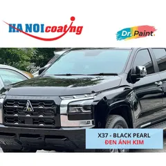 Bình sơn Xịt Xóa Vết Xước Xe Ô tô MITSUBISHI TRITON Màu ĐEN ÁNH KIM code X37 - BLACK PEARL chính hãng DR.PAINT