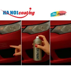 Bình sơn Xịt Xóa Vết Xước Xe Ô tô HYUNDAI STARGAZER Màu ĐỎ ÁNH KIM code WR7 - DRAGON RED chính hãng DR.PAINT