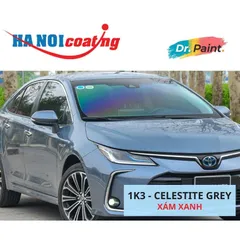 Bình sơn Xịt Xóa Vết Xước Xe Ô tô TOYOTA COROLLA ALTIS Màu XÁM XANH code 1K3 - CELESTITE GREY chính hãng DR.PAINT