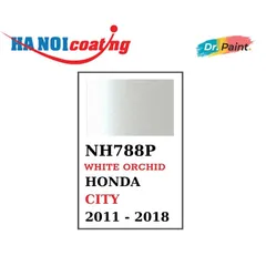 Bình Xịt Sơn Xóa Vết Xước Xe HONDA CITY Màu TRẮNG NGỌC TRAI code NH788P - WHITE ORCHID chính hãng DR.PAINT