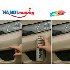 Sơn Xịt Xóa Vết Xước Xe Ô tô FORD TERRITORY Màu NÂU VÀNG ÁNH KIM Code JTQEWHA - DIFFUSED SILVER chính hãng DR.PAINT