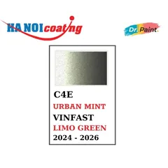Bình sơn Xịt Xóa Vết Xước cho xe Ô tô VINFAST LIMO GREEN màu Xanh Lá Nhạt mã màu C4E - URBAN MINT chính hãng DR.PAINT