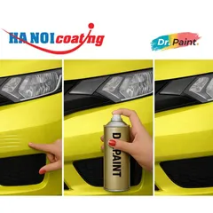 Bình Sơn Xịt Xóa Vết Xước cho xe TOYOTA RAIZE Màu VÀNG CHANH code Y15 - GREENISH YELLOW chính hãng DR.PAINT