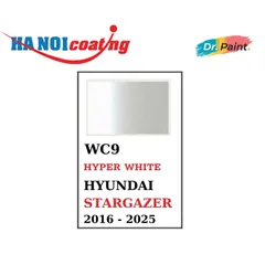 Bình Xịt Xóa Vết Xước Xe HYUNDAI STARGAZER Màu TRẮNG NGỌC TRAI Code WC9 - HYPER WHITE chính hãng DR.PAINT