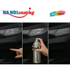 Bình sơn Xịt Xóa Vết Xước Xe Ô tô HYUNDAI ACCENT Màu ĐEN ÁNH KIM Code MZH - PHANTOM BLACK chính hãng DR.PAINT
